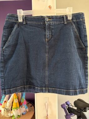 Jessica Dark Blue Denim Mini Skirt